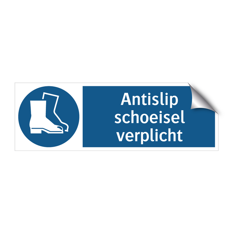 Antislip schoeisel verplicht & Antislip schoeisel verplicht & Antislip schoeisel verplicht