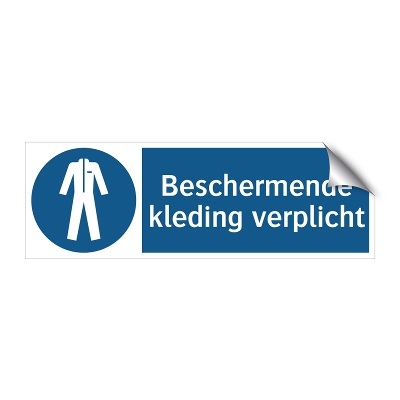 Beschermende kleding verplicht & Beschermende kleding verplicht & Beschermende kleding verplicht