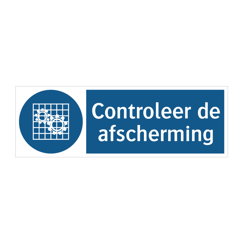 Controleer de afscherming & Controleer de afscherming & Controleer de afscherming