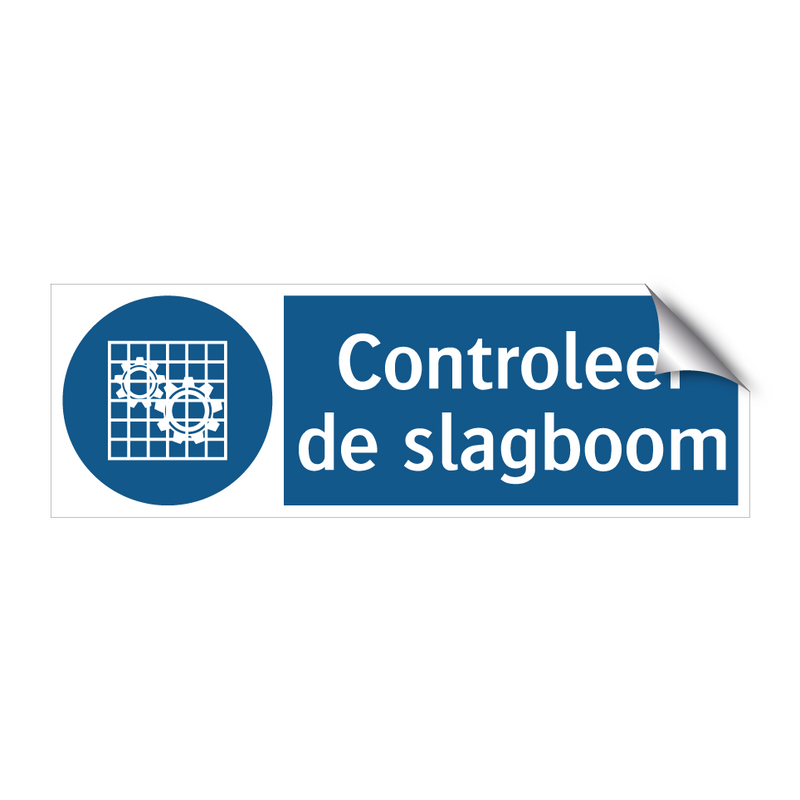 Controleer de slagboom & Controleer de slagboom & Controleer de slagboom & Controleer de slagboom