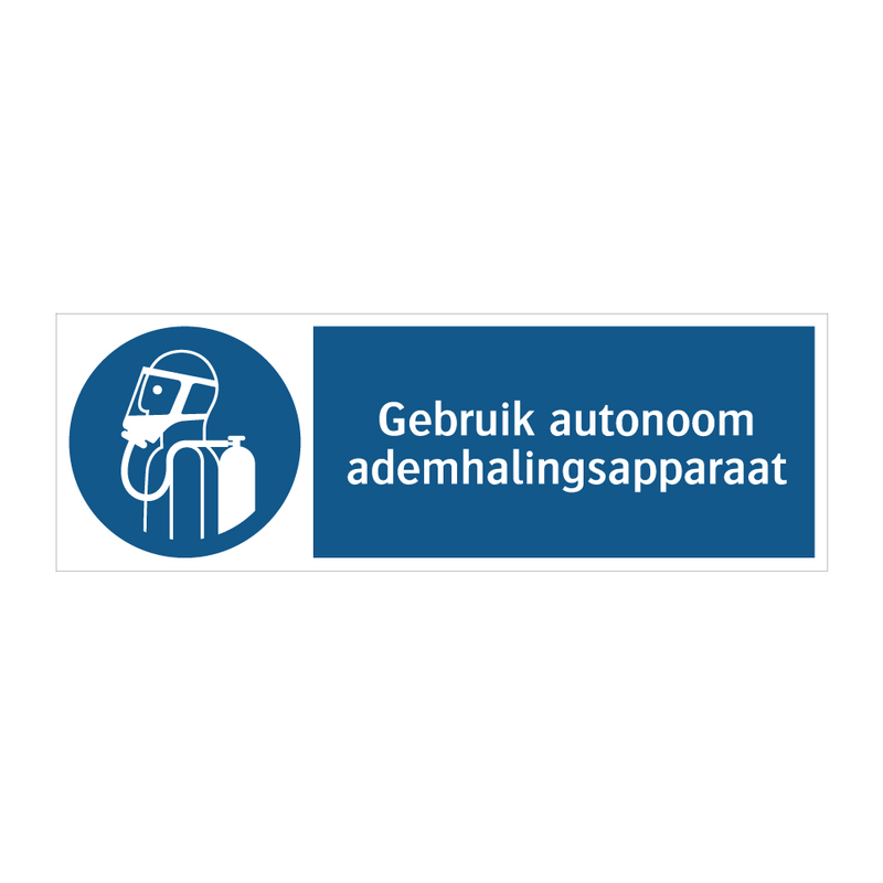 Gebruik autonoom ademhalingsapparaat & Gebruik autonoom ademhalingsapparaat