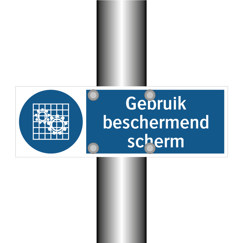 Gebruik beschermend scherm & Gebruik beschermend scherm & Gebruik beschermend scherm