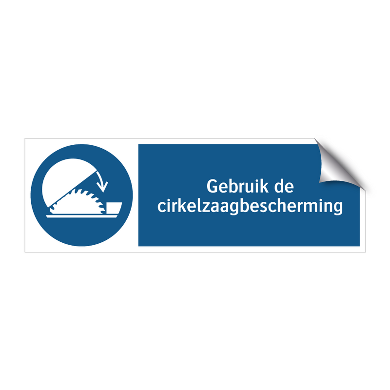 Gebruik de cirkelzaagbescherming & Gebruik de cirkelzaagbescherming