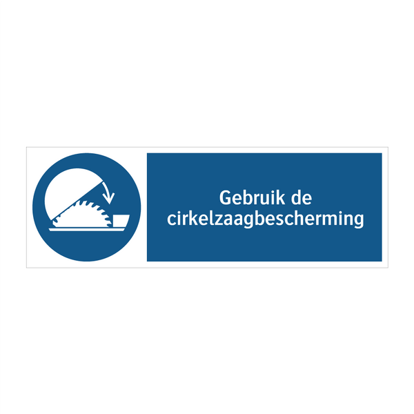 Gebruik de cirkelzaagbescherming & Gebruik de cirkelzaagbescherming