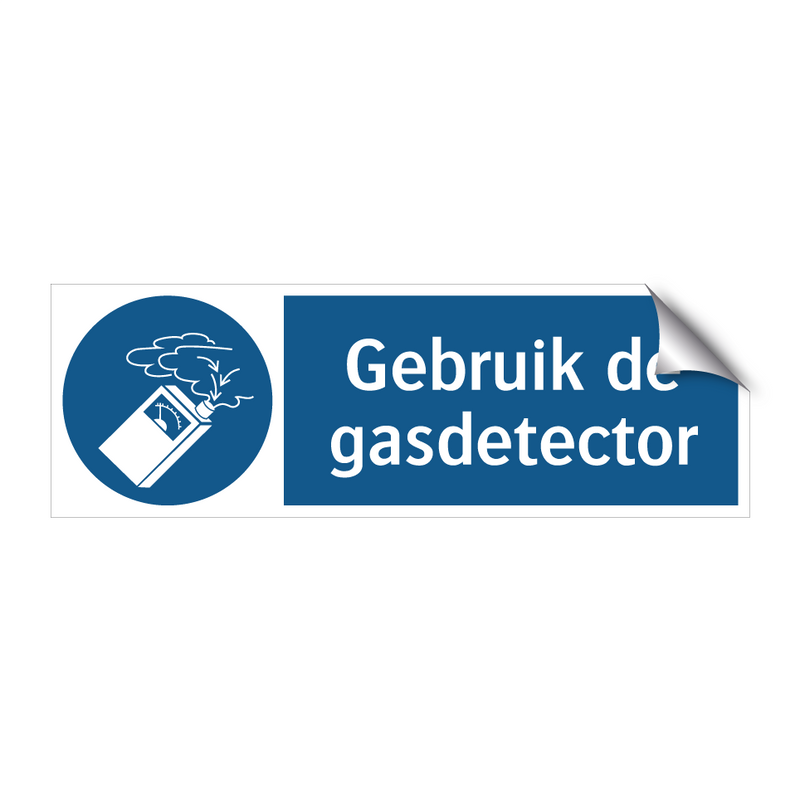 Gebruik de gasdetector & Gebruik de gasdetector & Gebruik de gasdetector & Gebruik de gasdetector