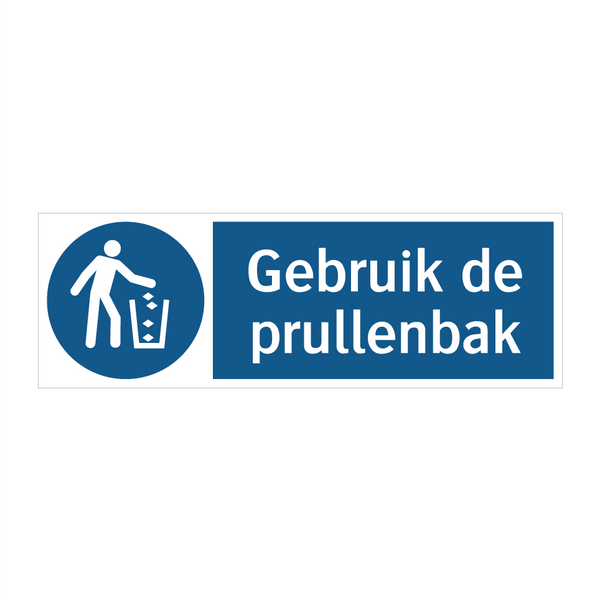 Gebruik de prullenbak & Gebruik de prullenbak & Gebruik de prullenbak & Gebruik de prullenbak