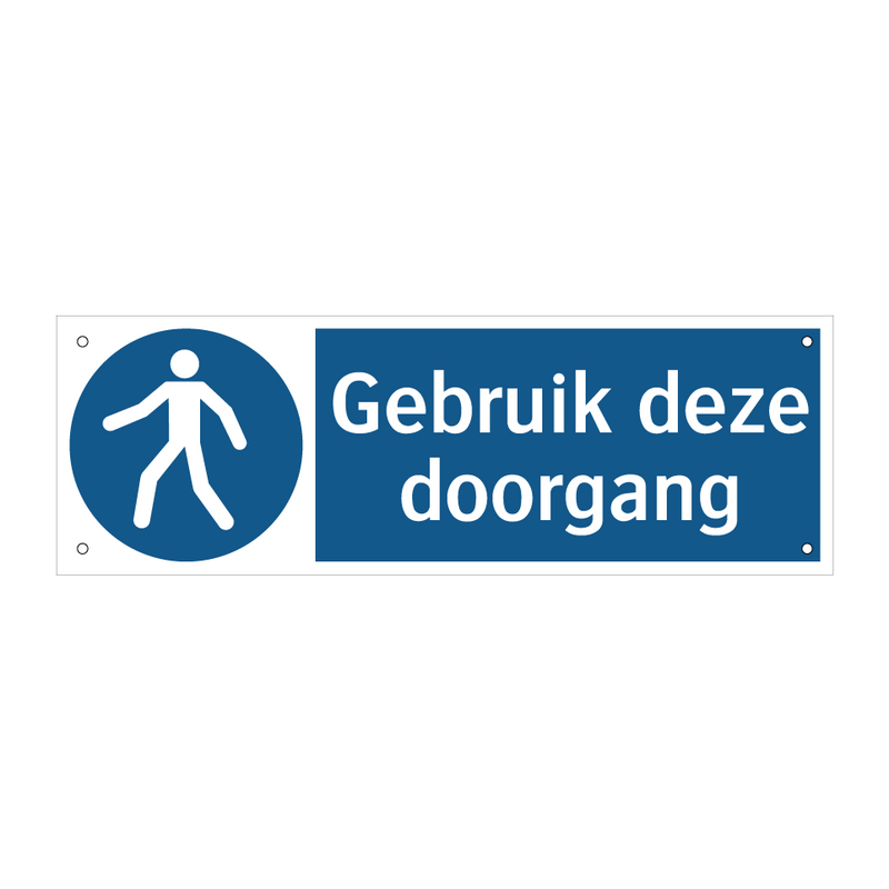 Gebruik deze doorgang & Gebruik deze doorgang & Gebruik deze doorgang & Gebruik deze doorgang