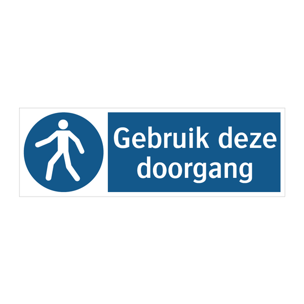 Gebruik deze doorgang & Gebruik deze doorgang & Gebruik deze doorgang & Gebruik deze doorgang