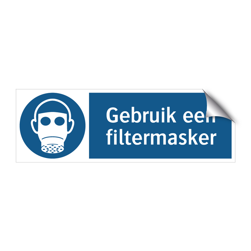 Gebruik een filtermasker & Gebruik een filtermasker & Gebruik een filtermasker