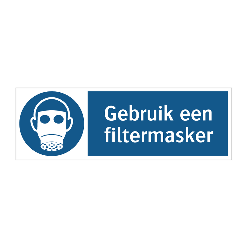 Gebruik een filtermasker & Gebruik een filtermasker & Gebruik een filtermasker