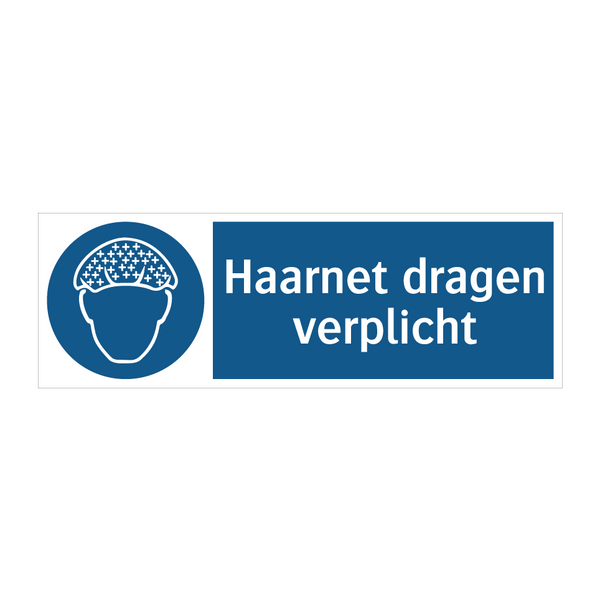 Haarnet dragen verplicht & Haarnet dragen verplicht & Haarnet dragen verplicht