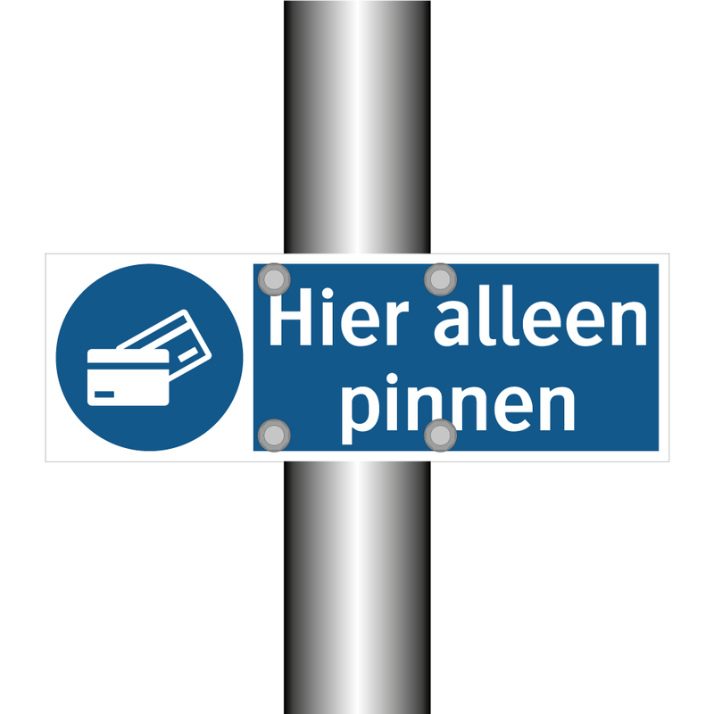 Hier alleen pinnen & Hier alleen pinnen & Hier alleen pinnen