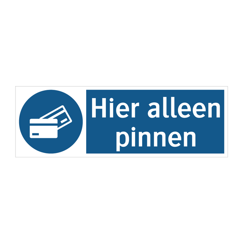 Hier alleen pinnen & Hier alleen pinnen & Hier alleen pinnen & Hier alleen pinnen