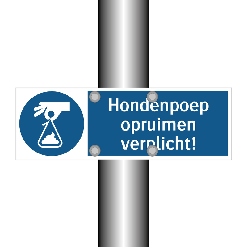 Hondenpoep opruimen verplicht! & Hondenpoep opruimen verplicht! & Hondenpoep opruimen verplicht!