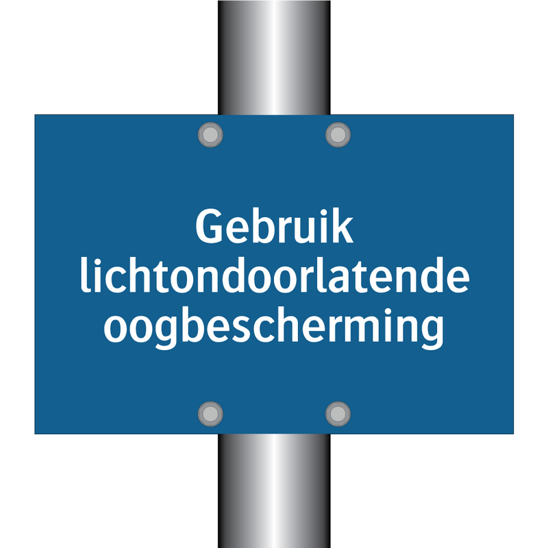 Gebruik lichtondoorlatende oogbescherming & Gebruik lichtondoorlatende oogbescherming