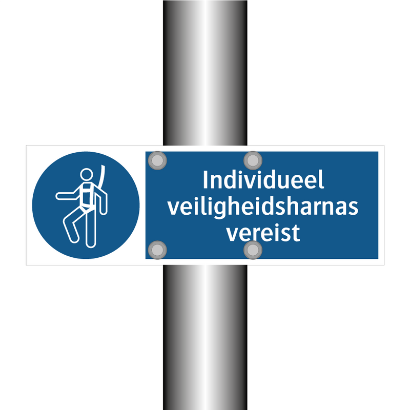 Individueel veiligheidsharnas vereist & Individueel veiligheidsharnas vereist