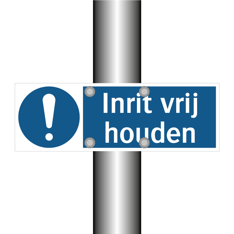 Inrit vrij houden & Inrit vrij houden & Inrit vrij houden