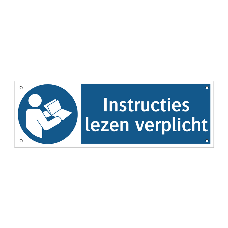 Instructies lezen verplicht & Instructies lezen verplicht & Instructies lezen verplicht