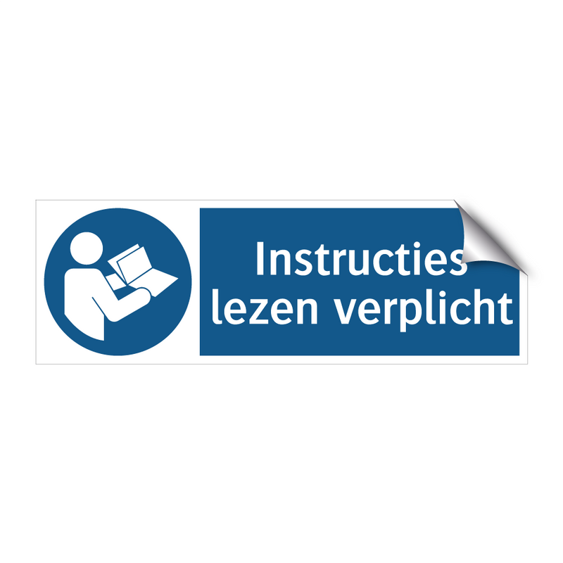 Instructies lezen verplicht & Instructies lezen verplicht & Instructies lezen verplicht