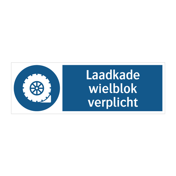 Laadkade wielblok verplicht & Laadkade wielblok verplicht & Laadkade wielblok verplicht