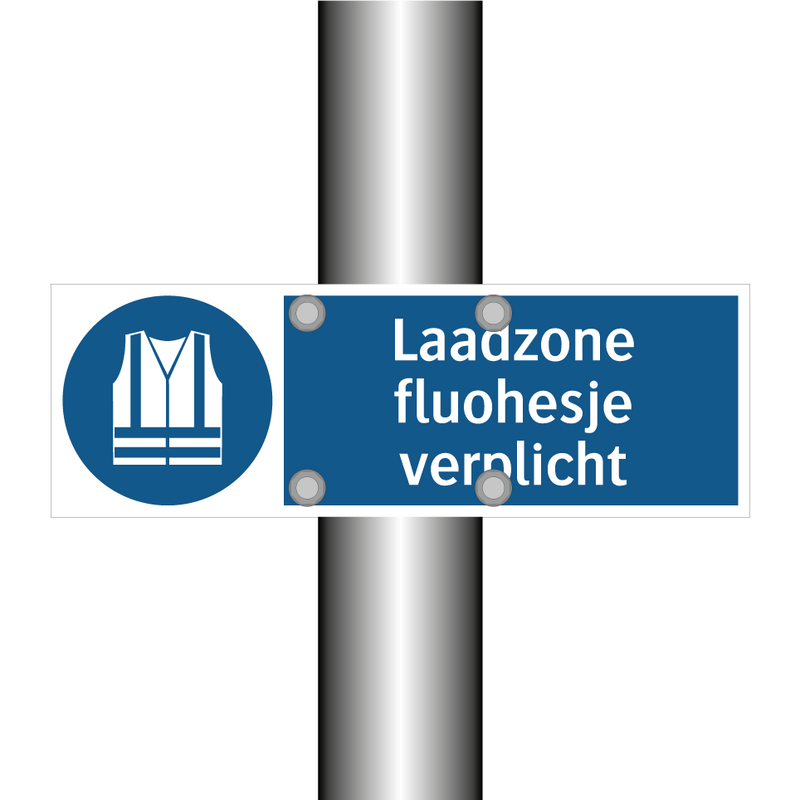 Laadzone fluohesje verplicht & Laadzone fluohesje verplicht & Laadzone fluohesje verplicht