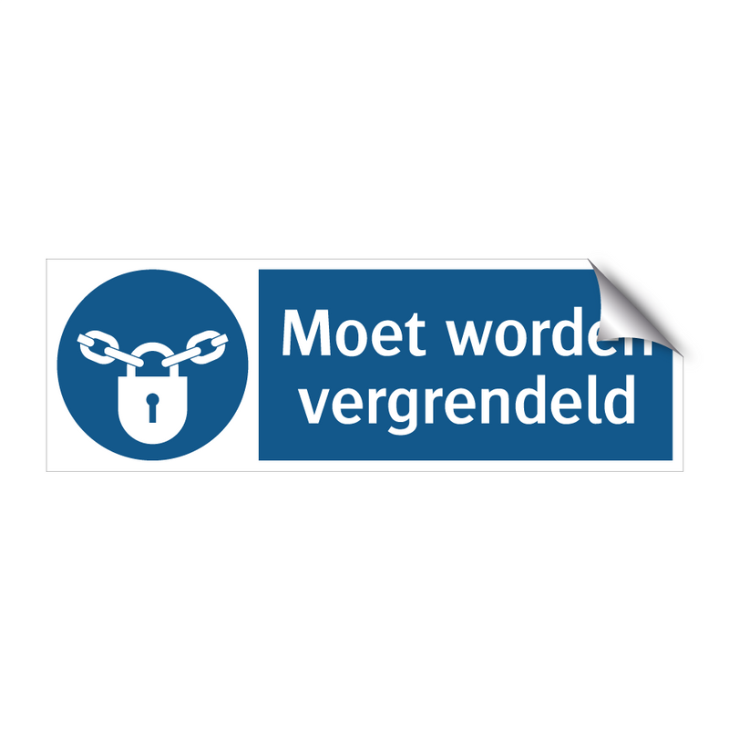 Moet worden vergrendeld & Moet worden vergrendeld & Moet worden vergrendeld