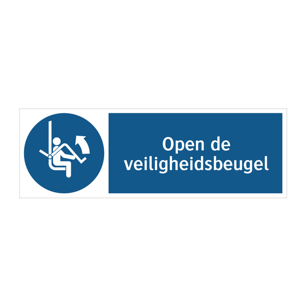 Open de veiligheidsbeugel & Open de veiligheidsbeugel & Open de veiligheidsbeugel