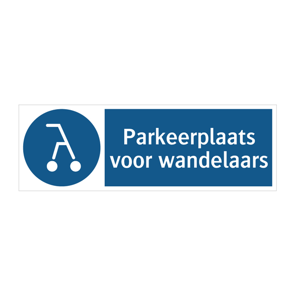 Parkeerplaats voor wandelaars & Parkeerplaats voor wandelaars & Parkeerplaats voor wandelaars