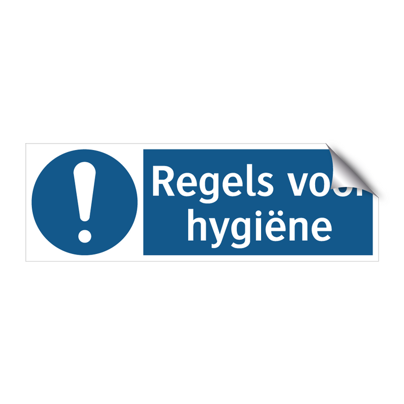 Regels voor hygiëne & Regels voor hygiëne & Regels voor hygiëne & Regels voor hygiëne