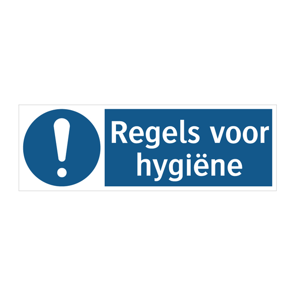 Regels voor hygiëne & Regels voor hygiëne & Regels voor hygiëne & Regels voor hygiëne