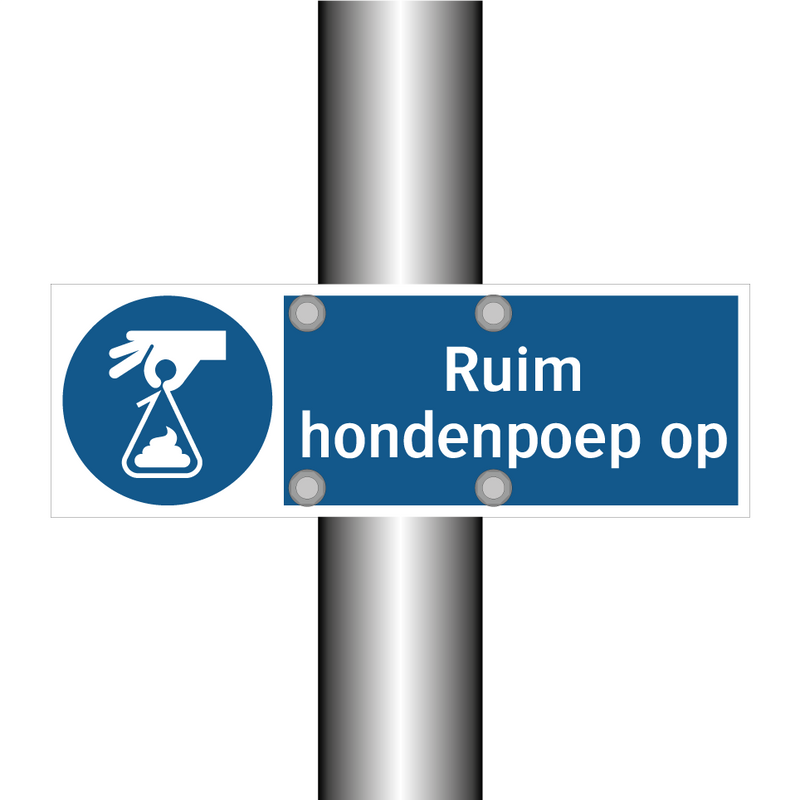 Ruim hondenpoep op & Ruim hondenpoep op & Ruim hondenpoep op