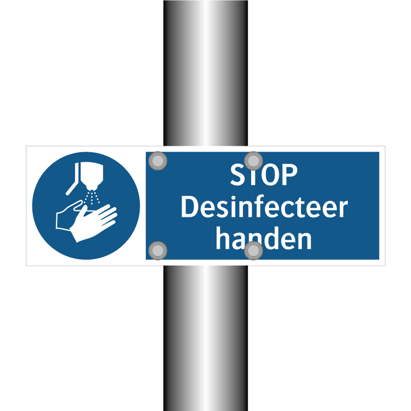 STOP Desinfecteer handen & STOP Desinfecteer handen & STOP Desinfecteer handen