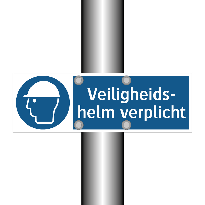 Veiligheids- helm verplicht & Veiligheids- helm verplicht & Veiligheids- helm verplicht