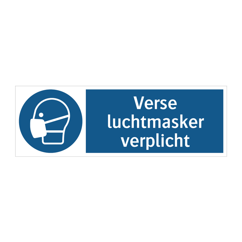 Verse luchtmasker verplicht & Verse luchtmasker verplicht & Verse luchtmasker verplicht