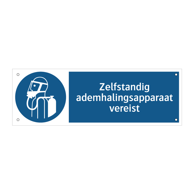 Zelfstandig ademhalingsapparaat vereist & Zelfstandig ademhalingsapparaat vereist