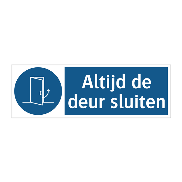 Altijd de deur sluiten & Altijd de deur sluiten & Altijd de deur sluiten & Altijd de deur sluiten