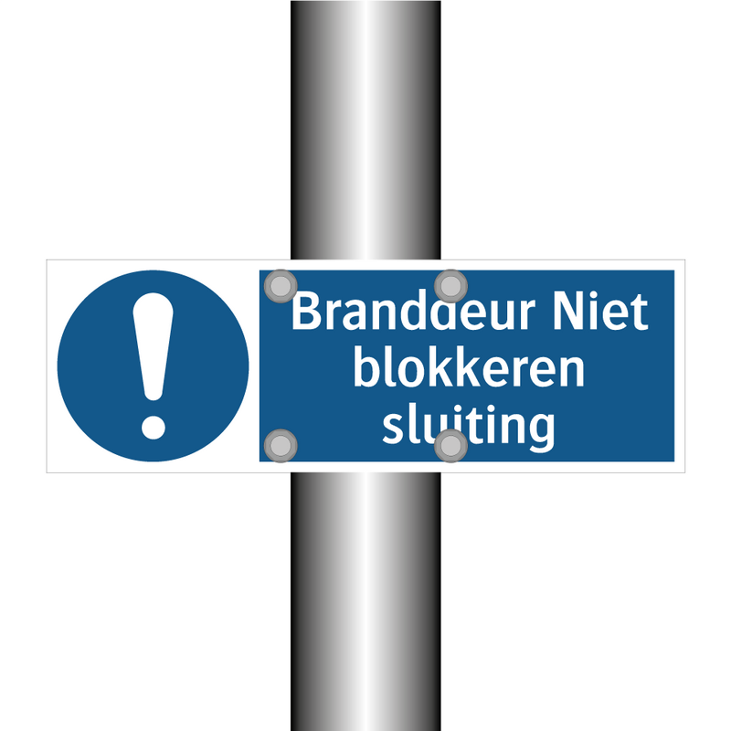 Branddeur Niet blokkeren sluiting & Branddeur Niet blokkeren sluiting