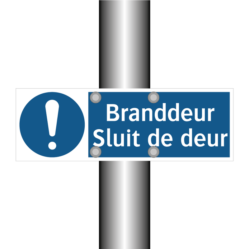 Branddeur Sluit de deur & Branddeur Sluit de deur & Branddeur Sluit de deur