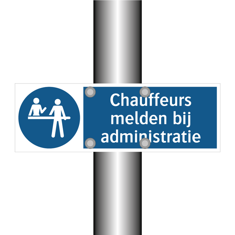 Chauffeurs melden bij administratie & Chauffeurs melden bij administratie