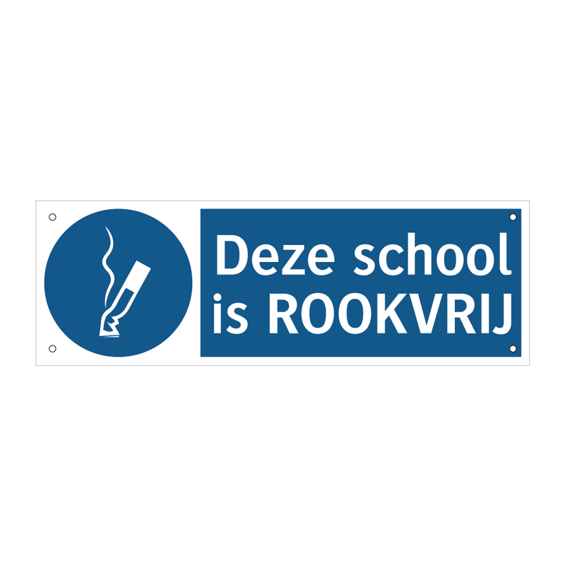 Deze school is ROOKVRIJ & Deze school is ROOKVRIJ & Deze school is ROOKVRIJ