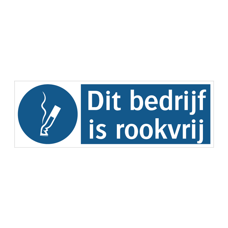 Dit bedrijf is rookvrij & Dit bedrijf is rookvrij & Dit bedrijf is rookvrij