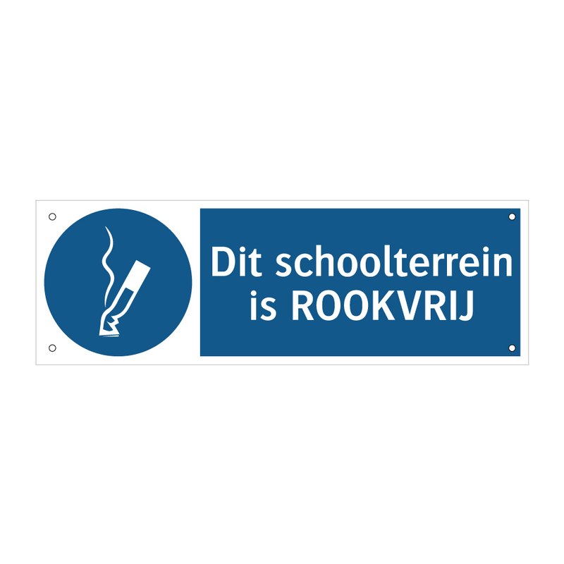 Dit schoolterrein is ROOKVRIJ & Dit schoolterrein is ROOKVRIJ & Dit schoolterrein is ROOKVRIJ