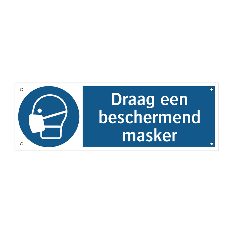 Draag een beschermend masker & Draag een beschermend masker & Draag een beschermend masker