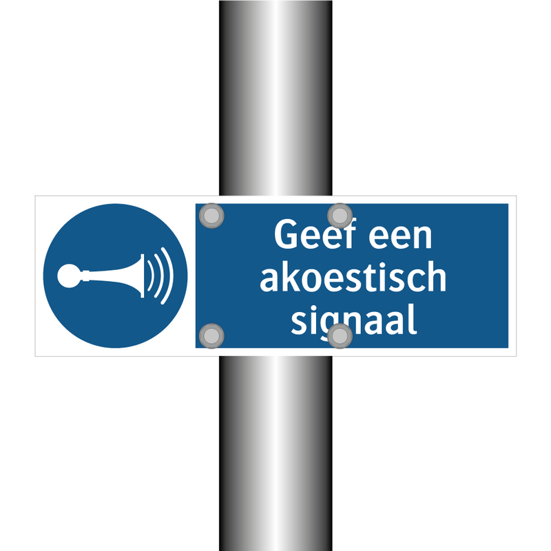 Geef een akoestisch signaal & Geef een akoestisch signaal & Geef een akoestisch signaal