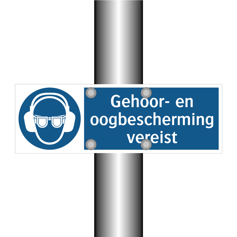 Gehoor- en oogbescherming vereist & Gehoor- en oogbescherming vereist