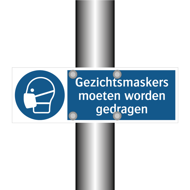 Gezichtsmaskers moeten worden gedragen & Gezichtsmaskers moeten worden gedragen