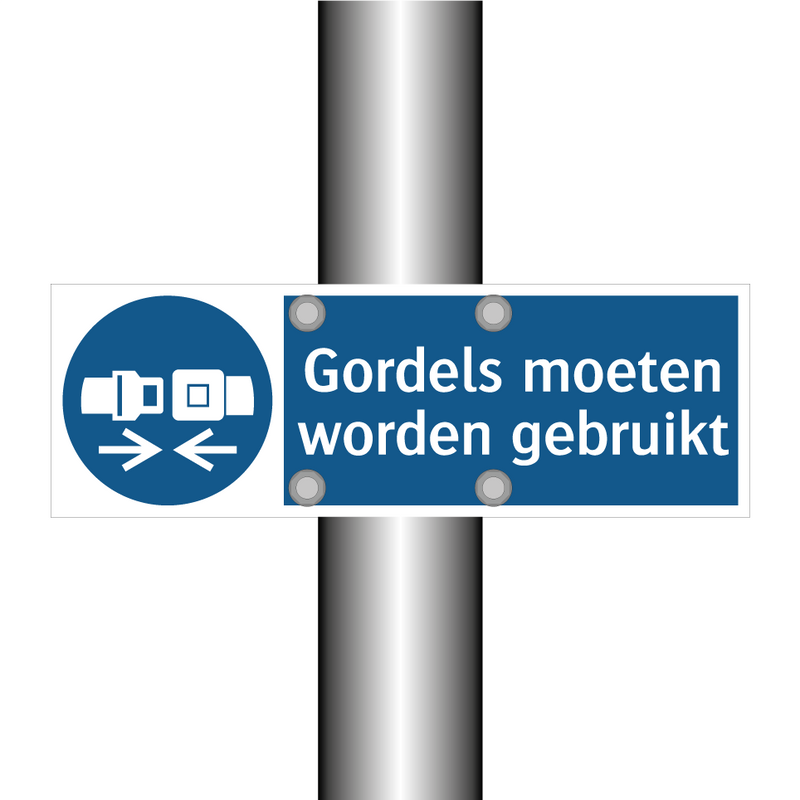 Gordels moeten worden gebruikt & Gordels moeten worden gebruikt & Gordels moeten worden gebruikt