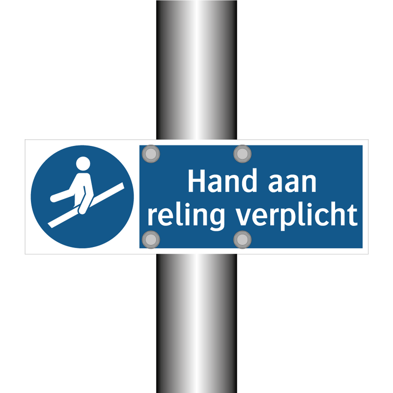 Hand aan reling verplicht & Hand aan reling verplicht & Hand aan reling verplicht