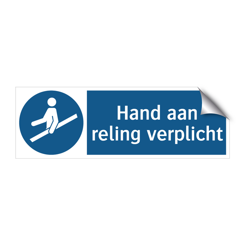 Hand aan reling verplicht & Hand aan reling verplicht & Hand aan reling verplicht