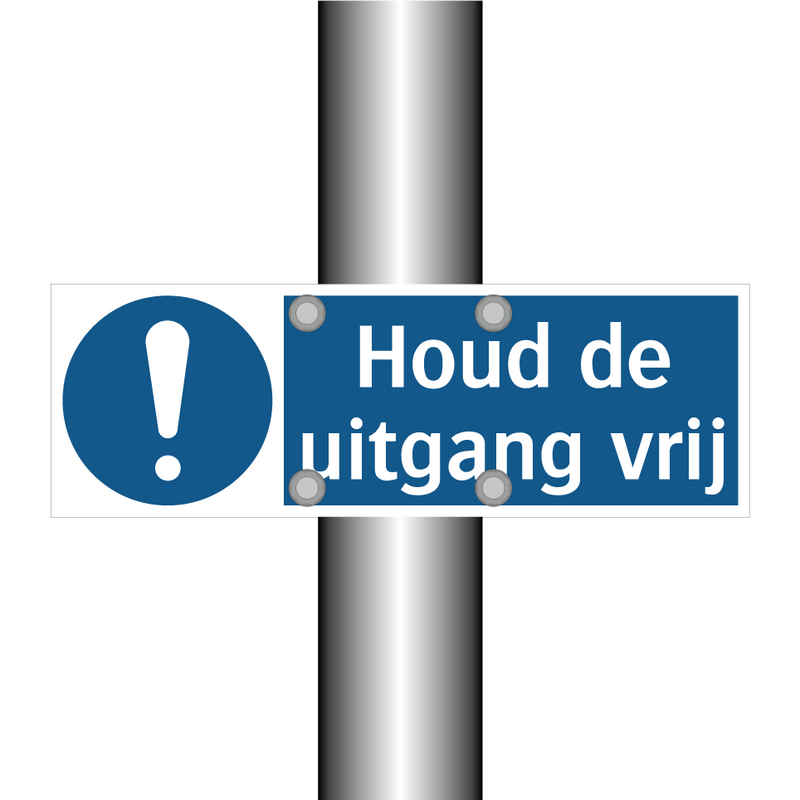 Houd de uitgang vrij & Houd de uitgang vrij & Houd de uitgang vrij